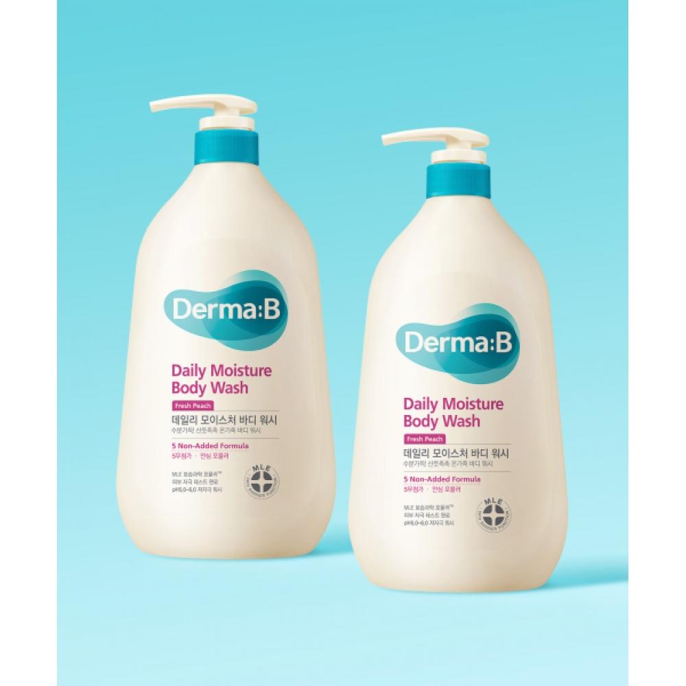 Dermab Daily Moisture Body Wash Fresh Peach 880mlx 2 NONE