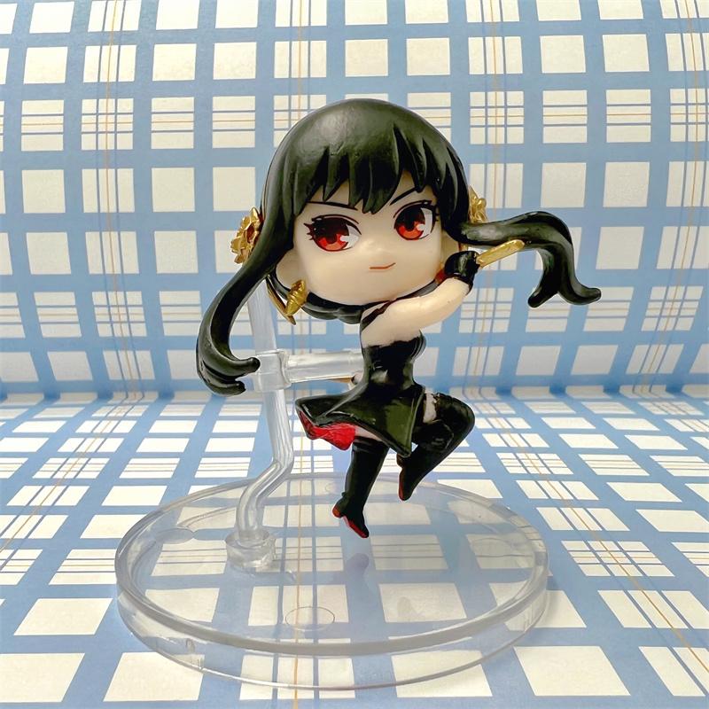 4pcs Anime Spy X Family Anya Forger PVC Action Figure Model Toy Gift For Children