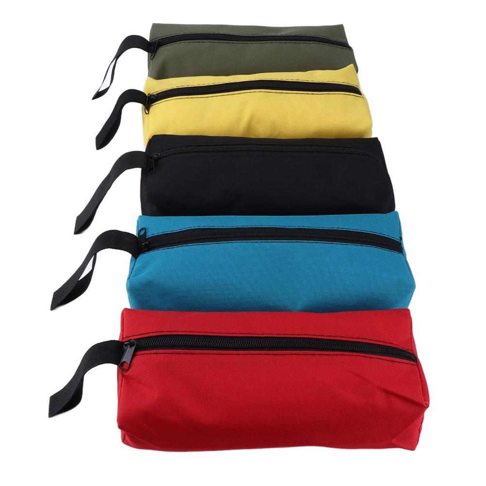 5 Pcs 600D Oxford Cloth Zippered Tool Pouch Bag Heavy Duty Multifunctional Tool Organizer Waterproof Tool Zipper Organizer Case