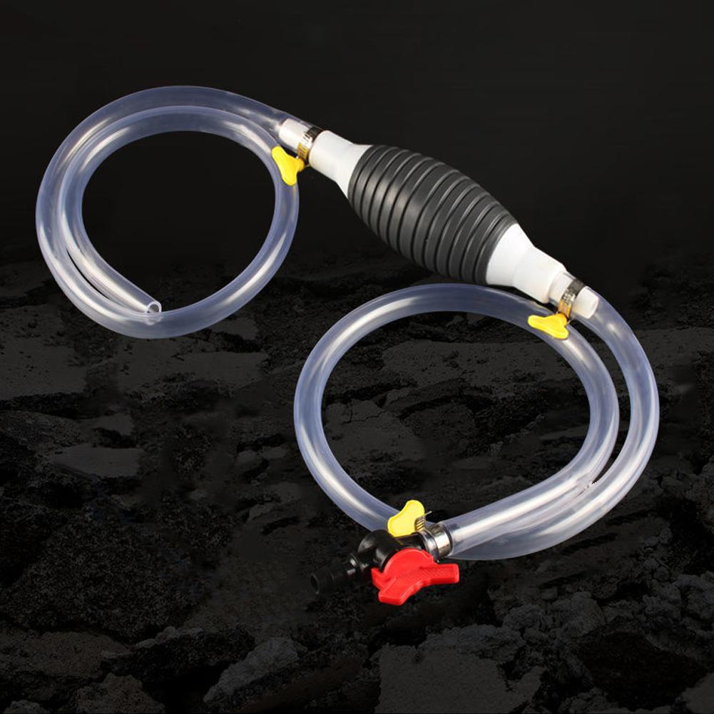 Manual Gas Oil Pump With 2-meter Car Fuel Liquid Gasoline Suction Device Universal For Trucks Car Oil Pump Pipe