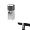 Square Pipe Fixed Joint Storage Rack Connector 3 Way Elbow Pipe Fitting for Fence Rail and Industrial Shelf Construction