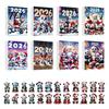 Christmas Advent Calendar Panda Calendar, 24 Days Countdown Contains Acrylic Ornament Set Ornaments, Cute Hanging Decorations for Tree