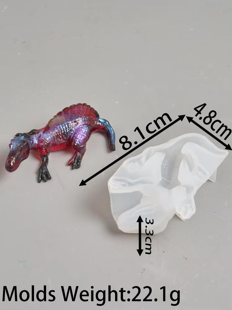 

3D украшения динозавра силиконовая форма ручной работы динозавр эпоксидная смола форма DIY глиняные поделки брелок кулон капля клей ювелирные инструменты