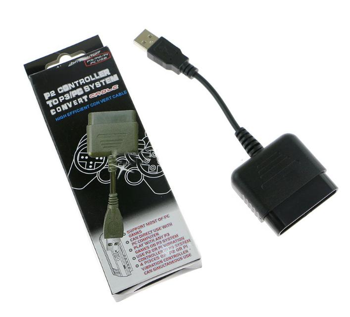 1PCS for PS2 PS3 Dualshock2 Joypad GamePad To PS3 PC USB Controller Converter Adapter Cable Without Driver 1 To 1,1 To 2