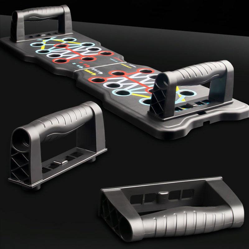 Přenosná multifunkční push-up deska, vysoce zátěžová push-up verze pro trénink více částí, dobrý pomocník pro domácí trénink