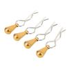4Pcs Metal RC Car Body Clips with Pull Tabs for 1 8 1 10 Remote Control Car Upgrade Parts