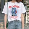 Funny Kawaii Shirt Disney Lilo Stitch Cartoon T Shirt Stitch Cute Manga T-shirt Y2k Graphic Tshirt Top Tee Clothes
