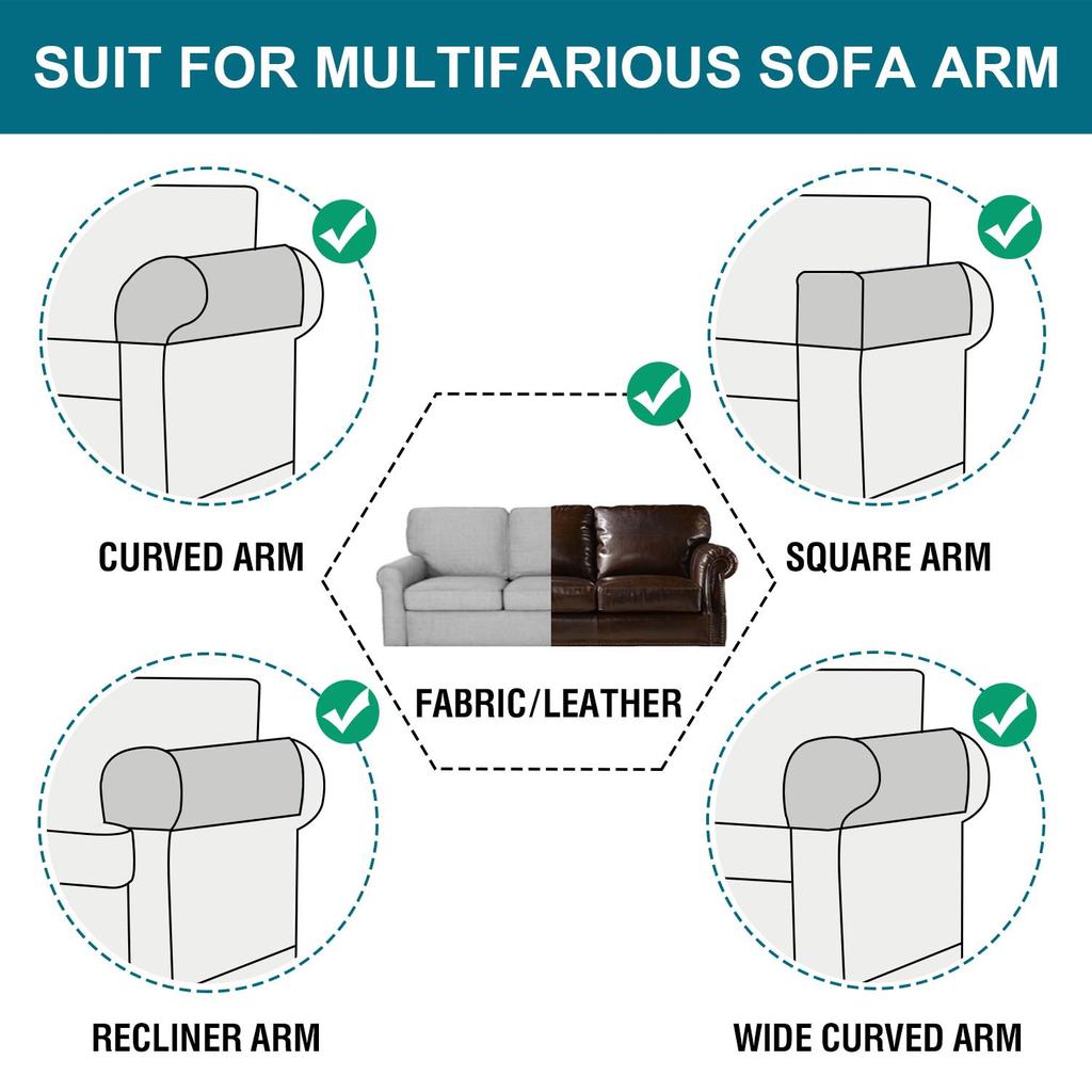 Waterproof Storage Armrest Simple Light Luxury Waterproof Anti-scratch Non-slip Sofa Armrest Cushion