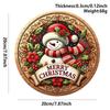 2026 Christmas Acrylic Hanging Sign Wall Decoration Round Door Ornament