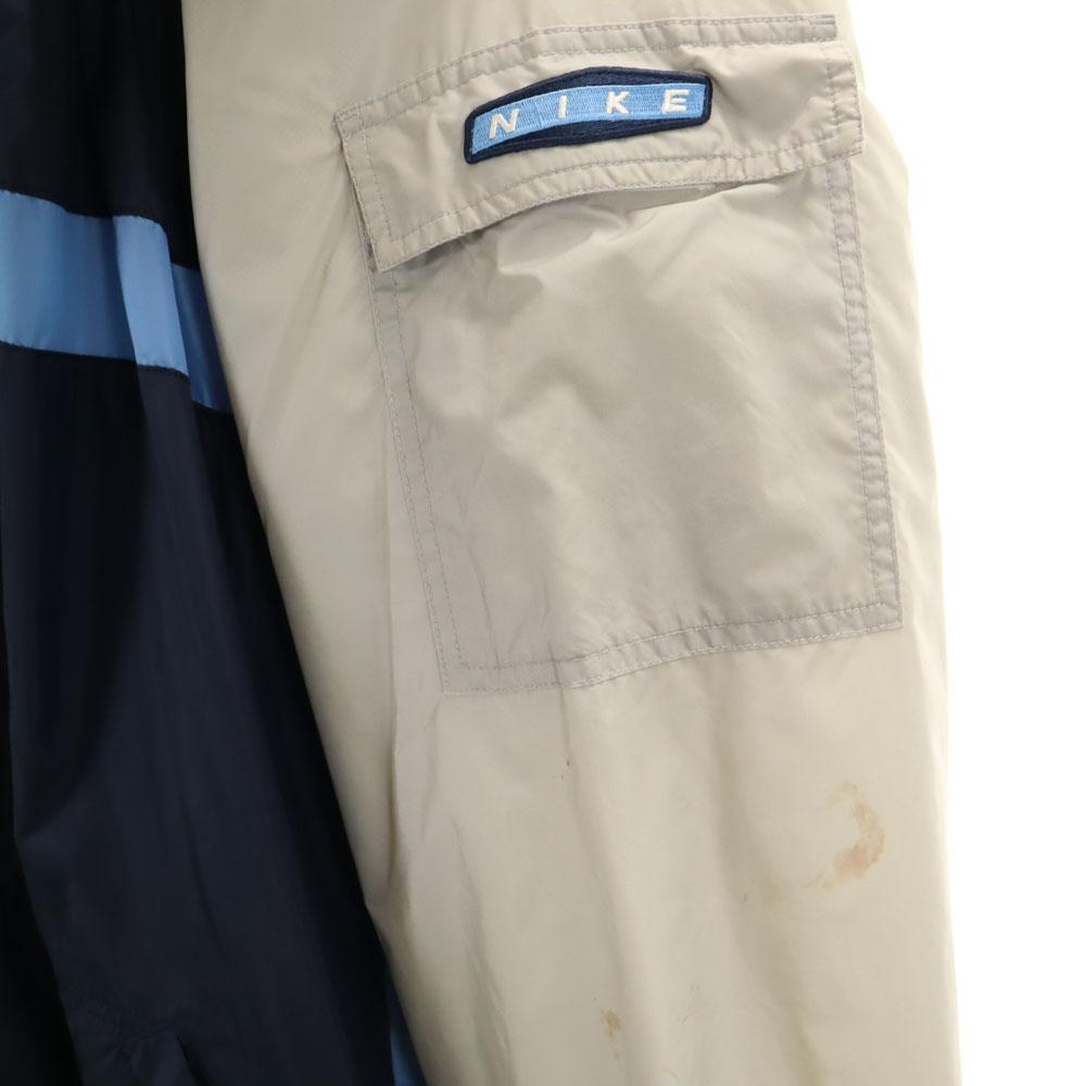 NIKE Old Nylon jacket XXL Navy Hoodie Men's Used