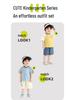 Kaka Panda Pure Cotton Short-Sleeve T-Shirt for Kids – Boys & Girls Summer Casual Top