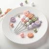 Cookie Scriber Needle Stainless Steel Cute Flower Air Vent Pin Portable for Home DIY Baking Cookie Cake Icing Decor Tool