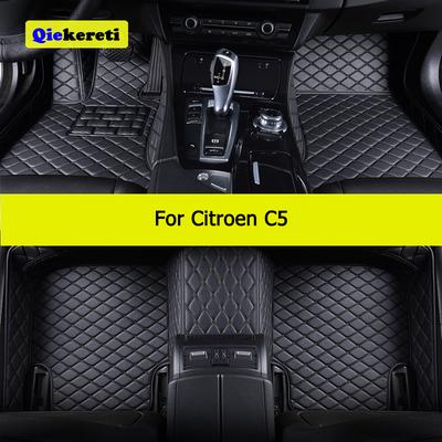 Autós Szőnyegek Citroen C5 2. 3. generációhoz Autó Szőnyegek Láb Coche Kiegészítő