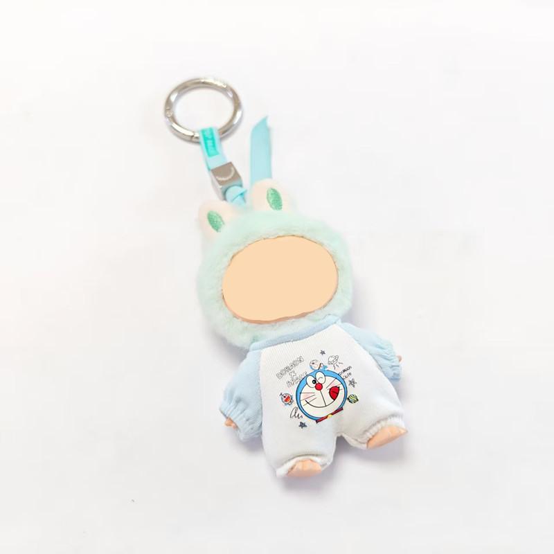 [Cloth Only] 10cm Doll Clothes Cute Cartoon Jumpsuit Animal Paradise Hat Set Adorable & Fashionable