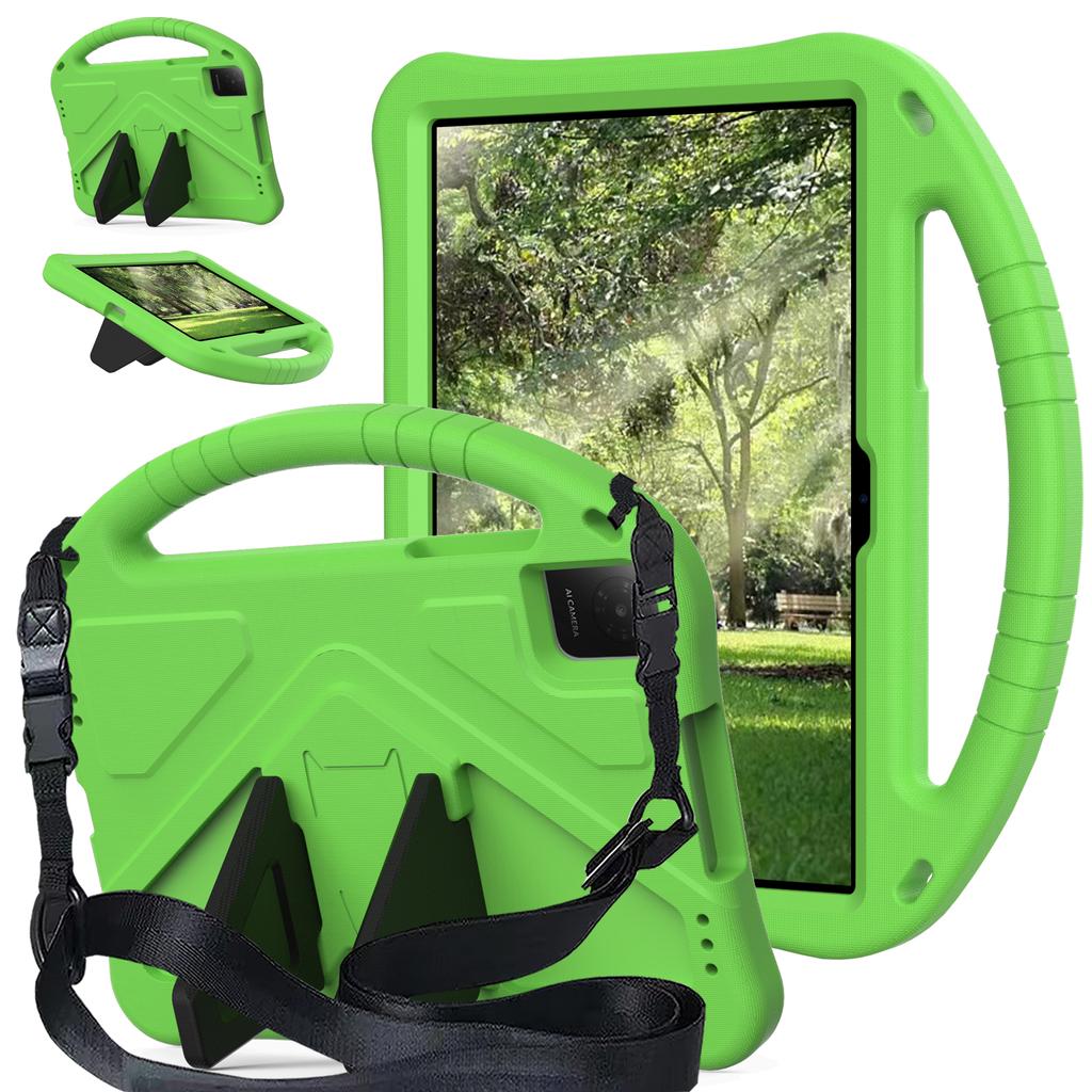 Cartoon EVA table Case with rear bracket, suitable for TCL 10 L Gen 4 3 2 10.1" Anti-Slip Kickstand Cover with shoulder straps