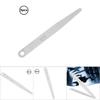 5pcs 0.12mm Thickness Feeler Gauge Metric Filler Thickness Gage Measurement Tool (0.12mm)