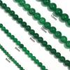 Natural Stone Beads 4 6 8 10 12 mm Dark Green Chalcedony Jade Round Loose Spacer Beads For Jewelry Making DIY Bracelets Necklace