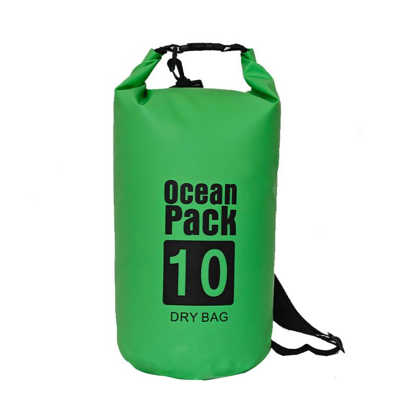 Large Capacity Waterproof PVC Outdoor Bag - Portable for Diving, Mountaineering, Swimming; Single/Double Shoulder Storage