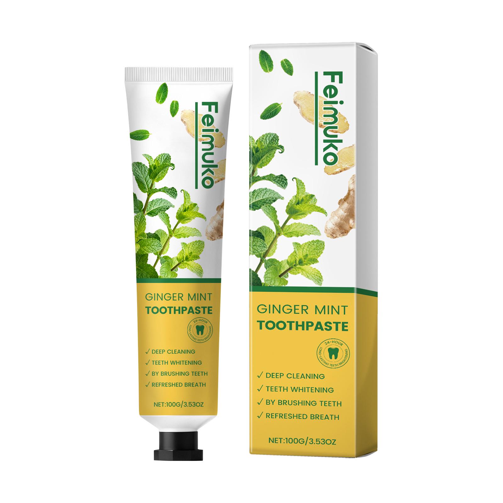 Feimuko Fresh Scent Toothpaste: Gentle Daily Cleaning, Brightening, and Long-Lasting Freshness