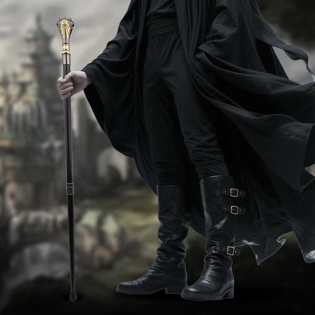 Goldene Freimaurerei Freimaurer VG Totem Spazierstock Mode Spazierstock Gentleman Krummstab Knauf Spazierstock 93cm