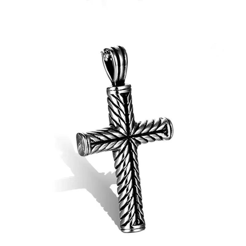 Abalorios de Cruz de Aleación y Accesorios para Llaveros para Joyería DIY