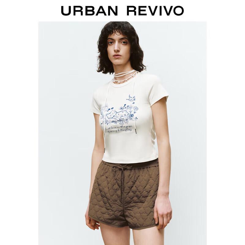 UR Women s Fun Pet Embroidered Short Sleeve T-Shirt L