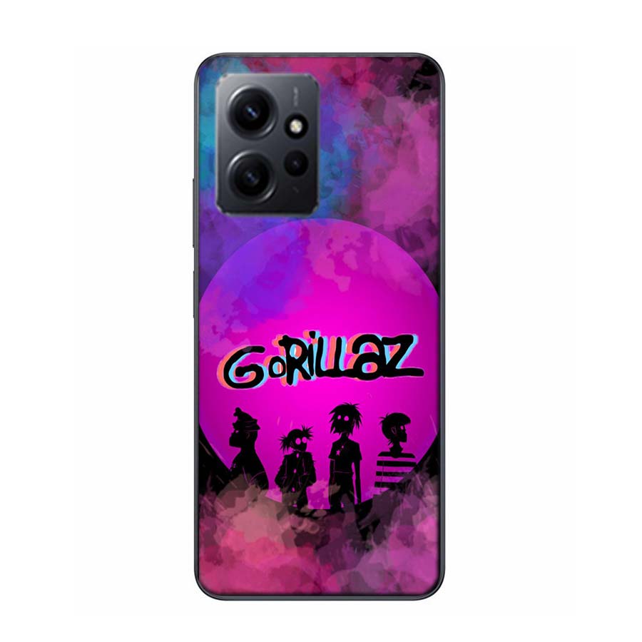 Gorillaz Anime Phone Case For Redmi 12 13C 12C 15C 9 10 10C Note 13 Pro Plus 14 15 Pro 9T 9C 9A TPU Soft Cover Clear Cell Cases