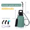 5L Electric Sprayer Rechargeable Automatic Atomization Plant Sprayer Gardening Irrigation Sprinkler Shoulder Type Watering Can