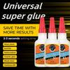 Super Strong Quick-Drying Glue - Fast Bonding In 10 Seconds, Multi-Purpose Adhesive Suitable for Plastic/Metal/Wood/Ceramic/Glass, Heavy-Duty