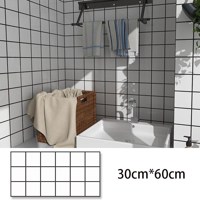 Samoprzylepna wodoodporna kafelkowa naklejka tło dekoracja ścienna toaleta imitacja płytki naklejka ścienna do remontu domu