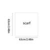 Thin and Light Rainbow Gradual Change Magnetic Buckle Scarf, Convenient and Fashionable Scarf, 100% Polyester Fiber, Women's Decorative Silk Scarf