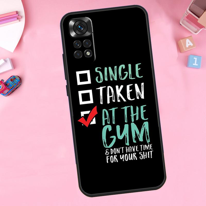 Bodybuilding Gym Fitness Quotes For Xiaomi Redmi Note 13 14 9 10 11 12 15 Pro Plus Phone Case For Redmi 15 C 14C 10C 12C 13C