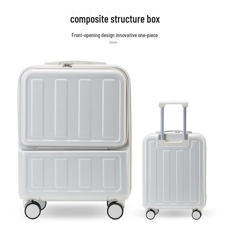 Moncaroni MK14 Luxury Front-Open Zipper Suitcase 24 inches