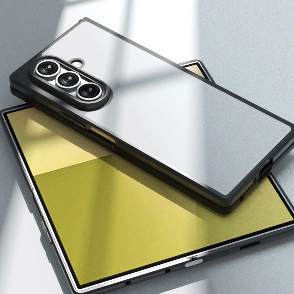 IBMRS For Samsung Galaxy Z Fold7 5G Case Soft TPU Frame Hard PC Back Anti-Fall Phone Cover