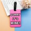 Luggage Tags with Name Address Tel Colorful Secure Travel Suitcase Bag Baggage Tags Labels