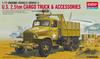 Academy 1/72 Scale Ground Vehicle Series 2 US Army 2.5t Cargo Truck Set Plastic Model