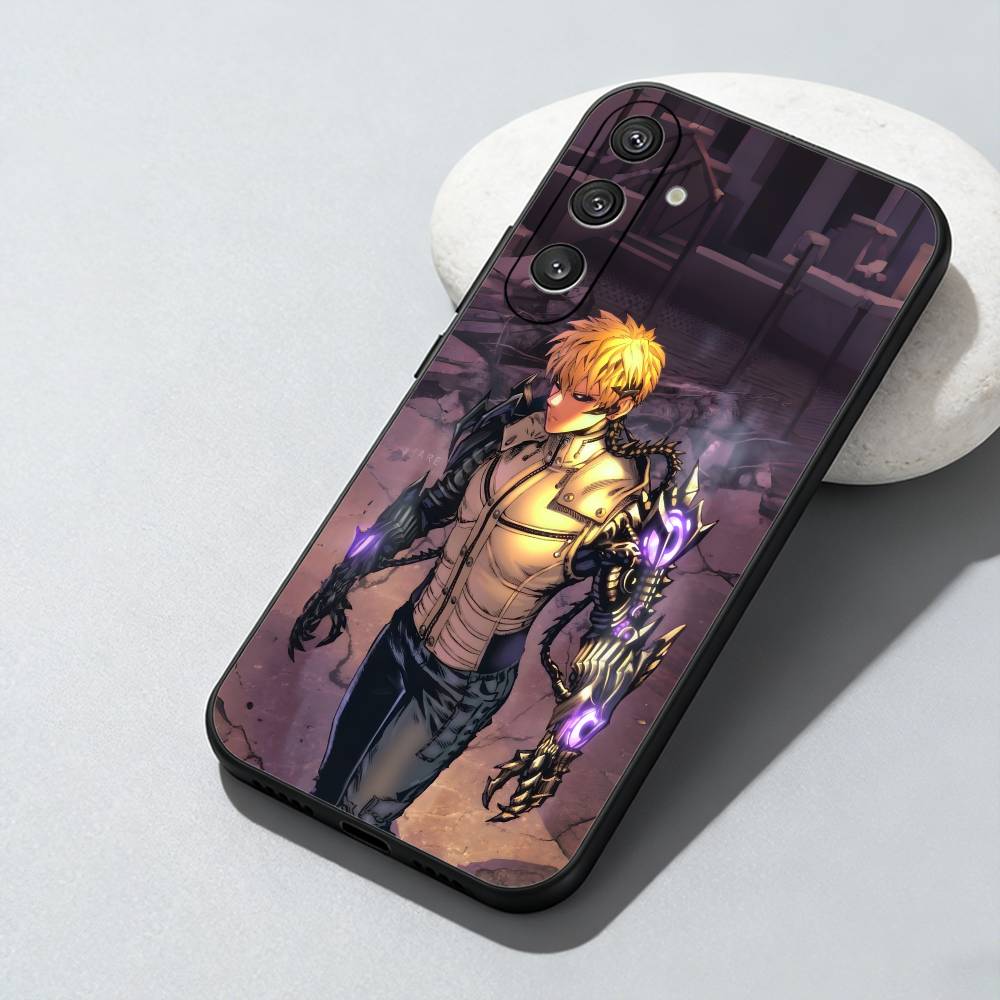 

One P-Punch Anime G-Genos Phone Case For Samsung Galaxy A73,A72,A71,A70,A52,A51 Others Soft Black Cover Samsung a32 5g