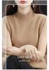 22 Autumn/Winter 100% Pure Cashmere Women's Sleeveless Vest with Half-High Neck