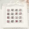 New Lovely Heart Envelope Rose Butterfly Cherry Charm Links Fit 9mm Italian Bracelet Women Men Making DIY Jewelry Gifts