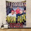Nu Metal Band L-Linkin P-Park Cartoon Tapestry Art Science Fiction Room Home Decor Wall Hanging Sheets
