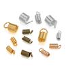 100 teile/los Frühling Verschlüsse Cord Crimp End Kappen Verschluss Anschlüsse Für DIY Armband Halskette Schmuck Machen Liefert Zubehör