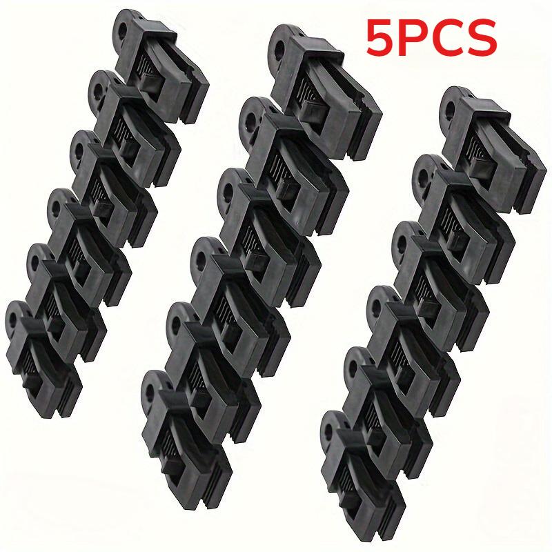 5/10PCS Shade Cloth Plastic Clip Adjustable Elastic Wind Rope Buckle Canopy Windproof Fixing Buckle Tent Pegs Camping Accessorie