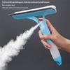 3-in-1 Window Cleaner Squeegee, Removable Replace Dust Cloth, Glass & Mirror Cleaning Tool For Bathroom & Home
