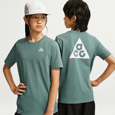 Nike Kids Quick Dry T Shirts Crew Neck Moderate Stretch XS