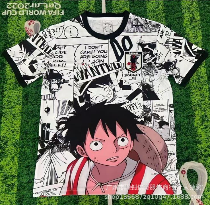 Maillot de football animé Coupe du Monde 2026, maillot thème dessin animé japonais, maillot de sport respirant pour l'entraînement