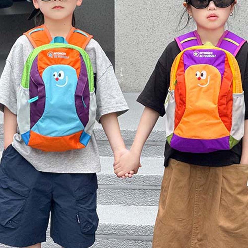 Lightweight Kids Backpack Ergonomic Kindergarten Book Bag Colorblock Daypack Women / Men
