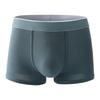 Men's Spring and Summer New Solid Color 10A Antibacterial Mid Waist Flat Angle Underwear