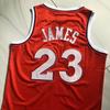 LeBron James Basketball Jersey Set NBA Team Uniforms Lakers 76ers Heat Cavaliers 23 6 Number Custom Stitched Sportswear