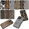 Cover for Samsung Galaxy A36 A17 A26 A07 A35 A54 A53 A13 A33 A34 S8 S9 S20 S21 FE S10 Plus Phone Case Leopard Cow Print Snake