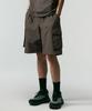 [City Leisure] Np Belted Cargo Shorts [Mud Grey]